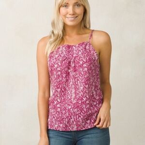 Prana Zandra Top  - Tyree Purple Waimea - Med - NWT